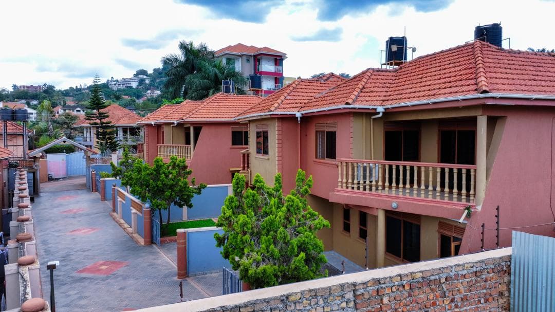 Modern curved architecture building